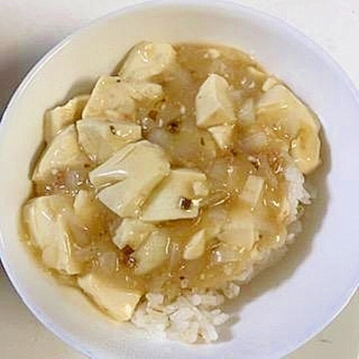 新玉ねぎ入り　塩麻婆小丼